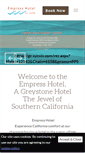 Mobile Screenshot of empress-hotel.com